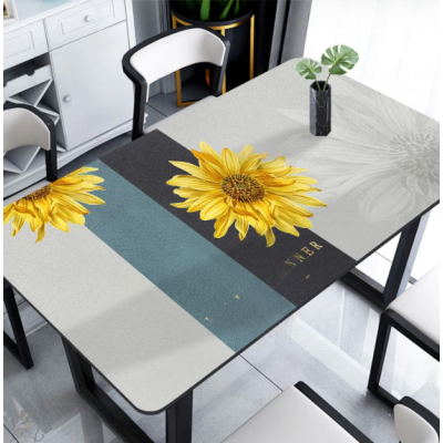 Скатертина для кухні та їдальні на замовлення з соняшниками "Sunflower", 60*90 см Скатертина для кухні та їдальні на замовлення з соняшниками "Sunflower", 60*90 см